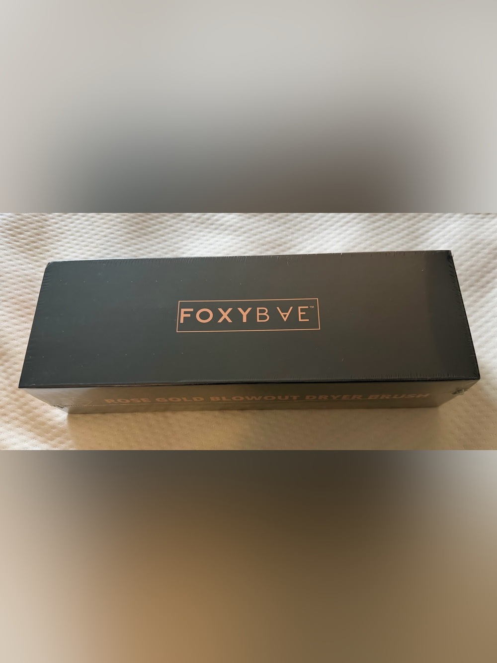 BNIB Foxybae rose gold blowout dryer brush